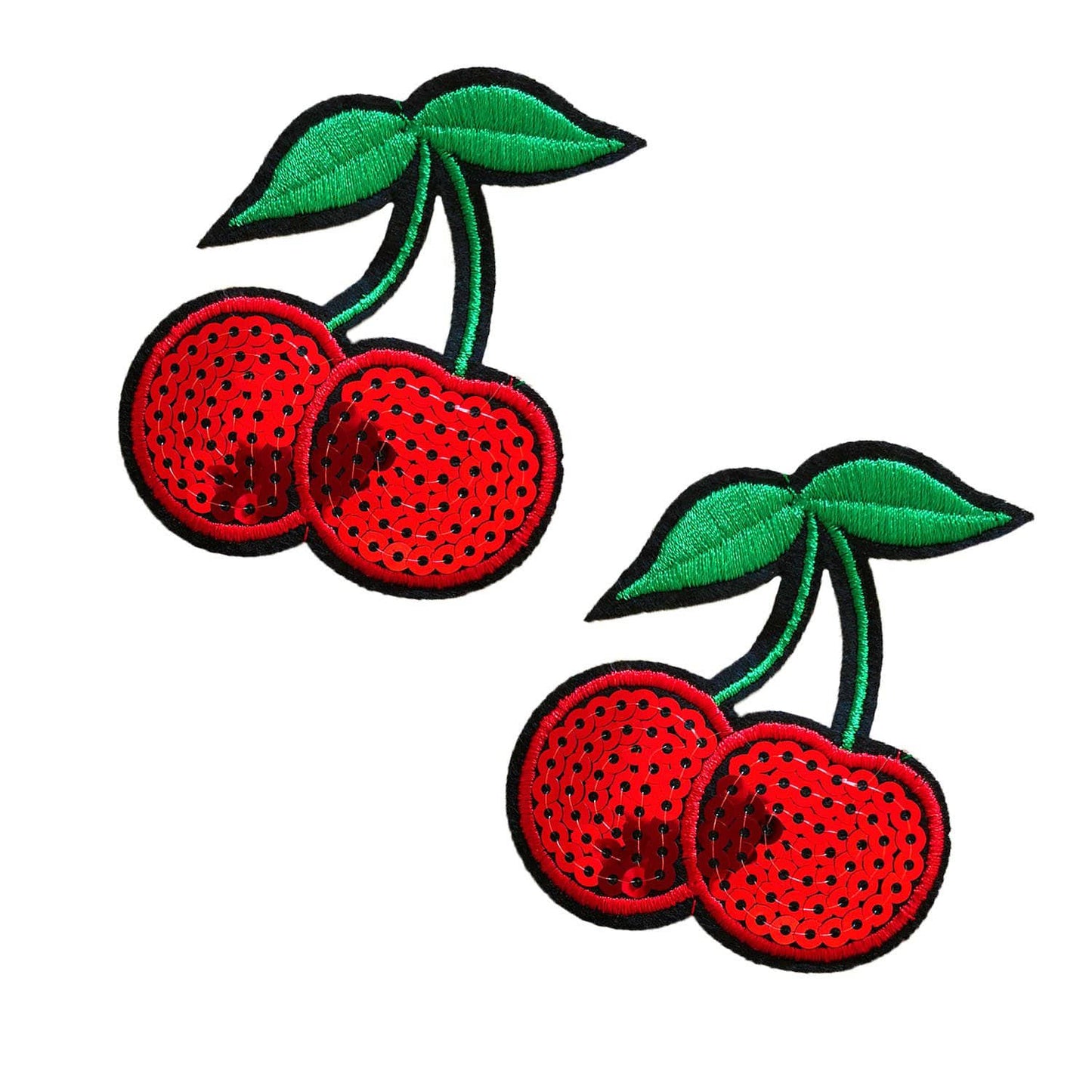 Cherry Licious Sequin Nifty Nipztix Nipple Cover Pasties | 689855876871 | Available at EroticWarehouse.com