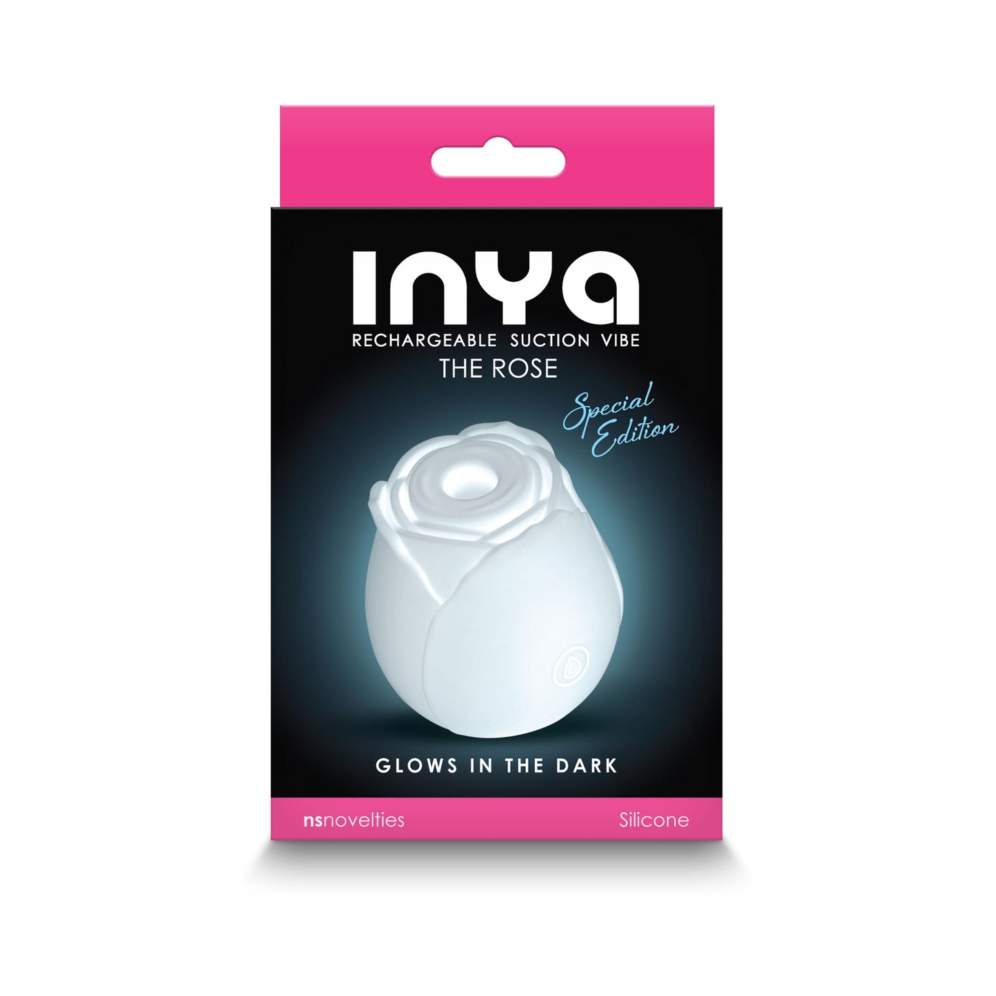 Inya - the Rose - Glow in the Dark - White | 657447107115 | Available at EroticWarehouse.com