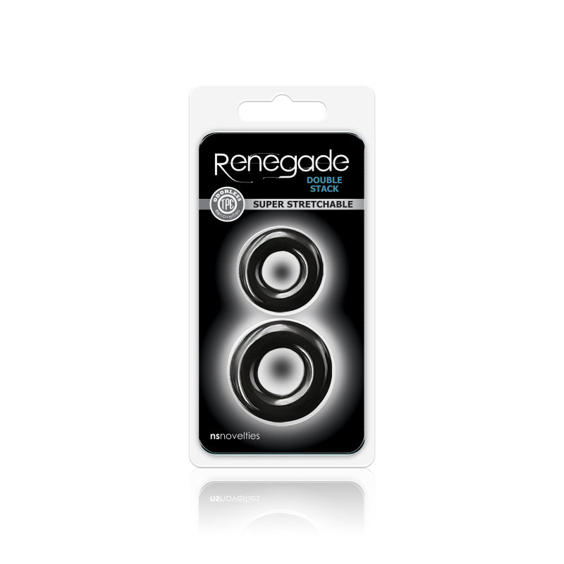 Renegade - Double Stack - Black | 657447101502 | Available at EroticWarehouse.com