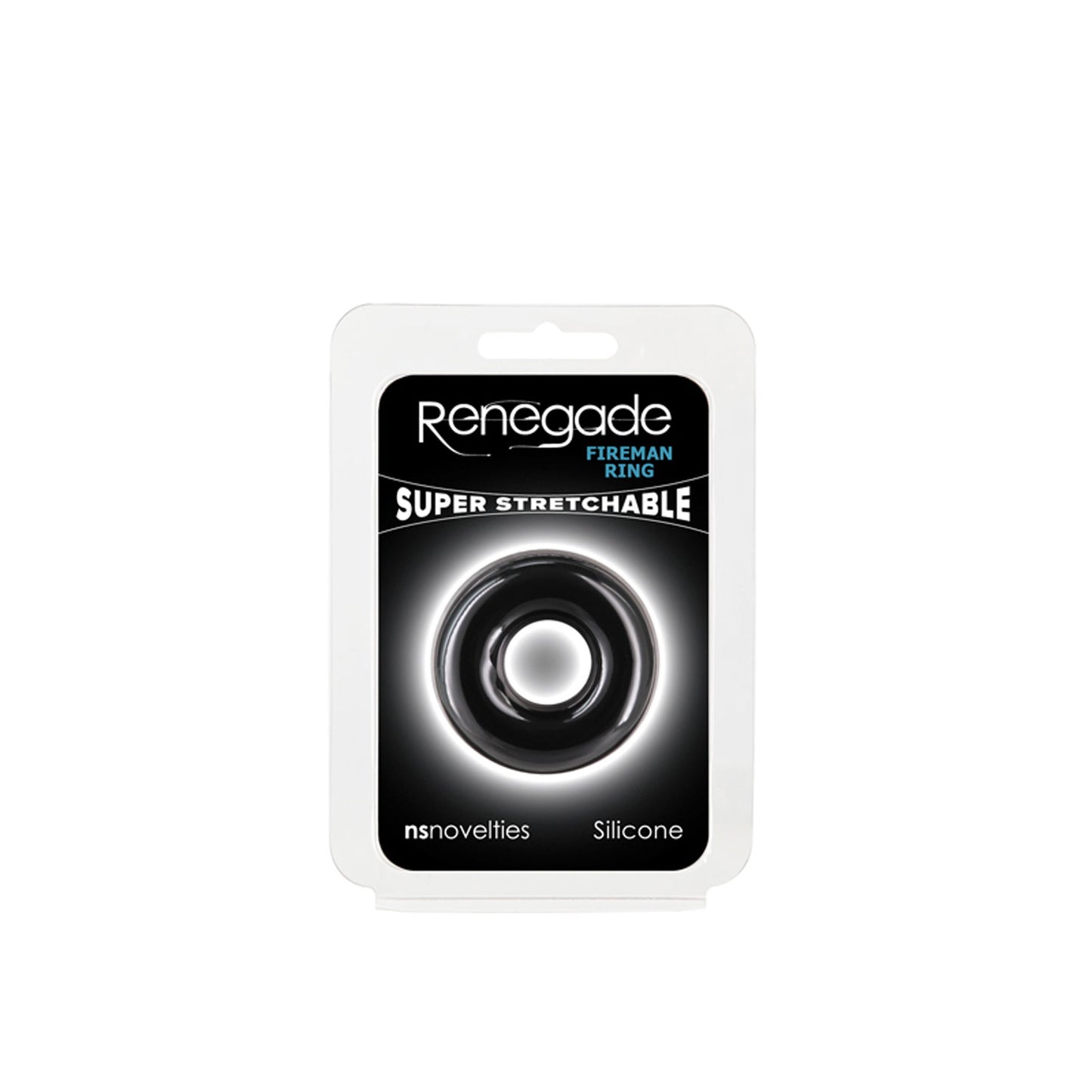 Renegade - Fireman Ring - Small - Black | 657447109553 | Available at EroticWarehouse.com
