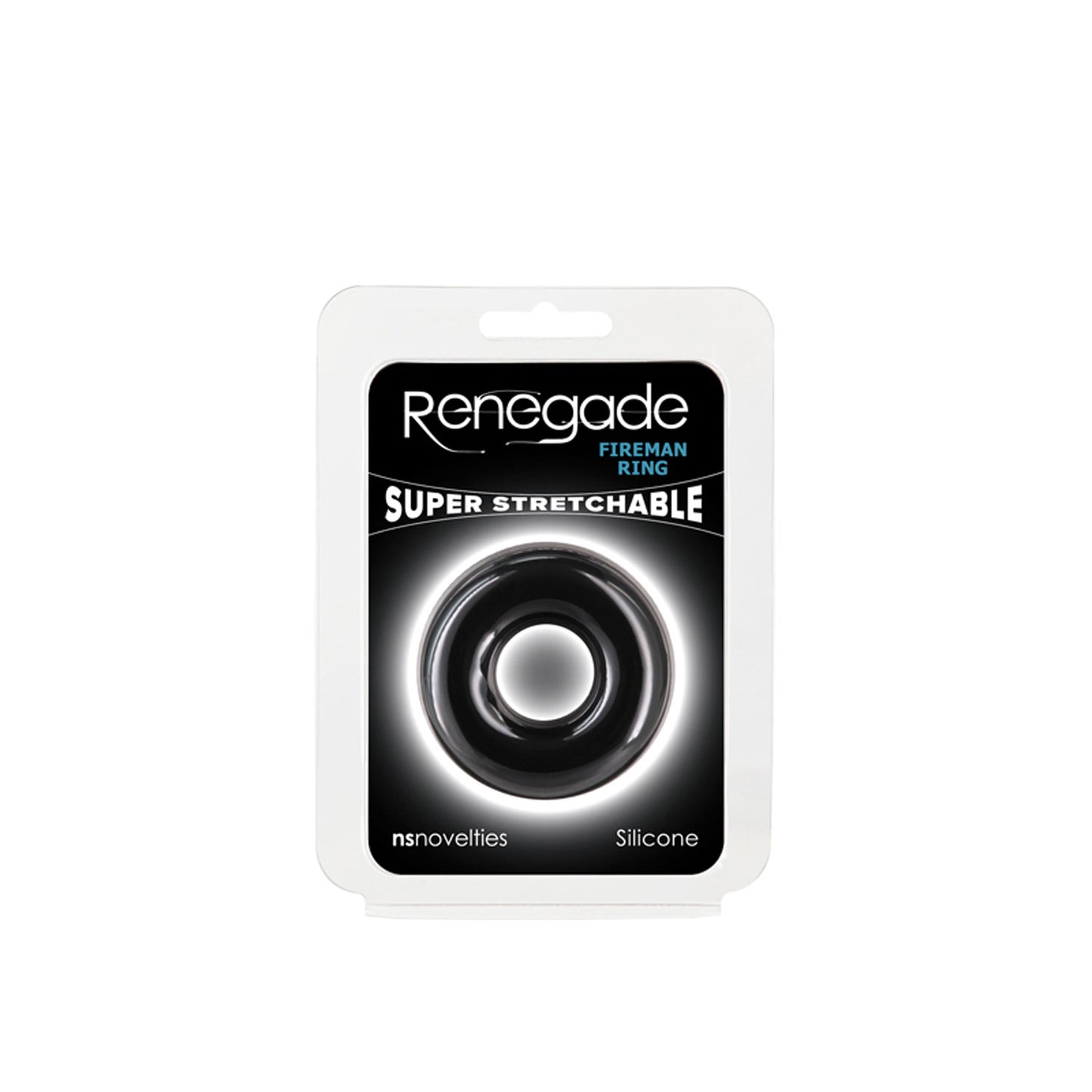 Renegade - Fireman Ring - Medium - Black | 657447109560 | Available at EroticWarehouse.com