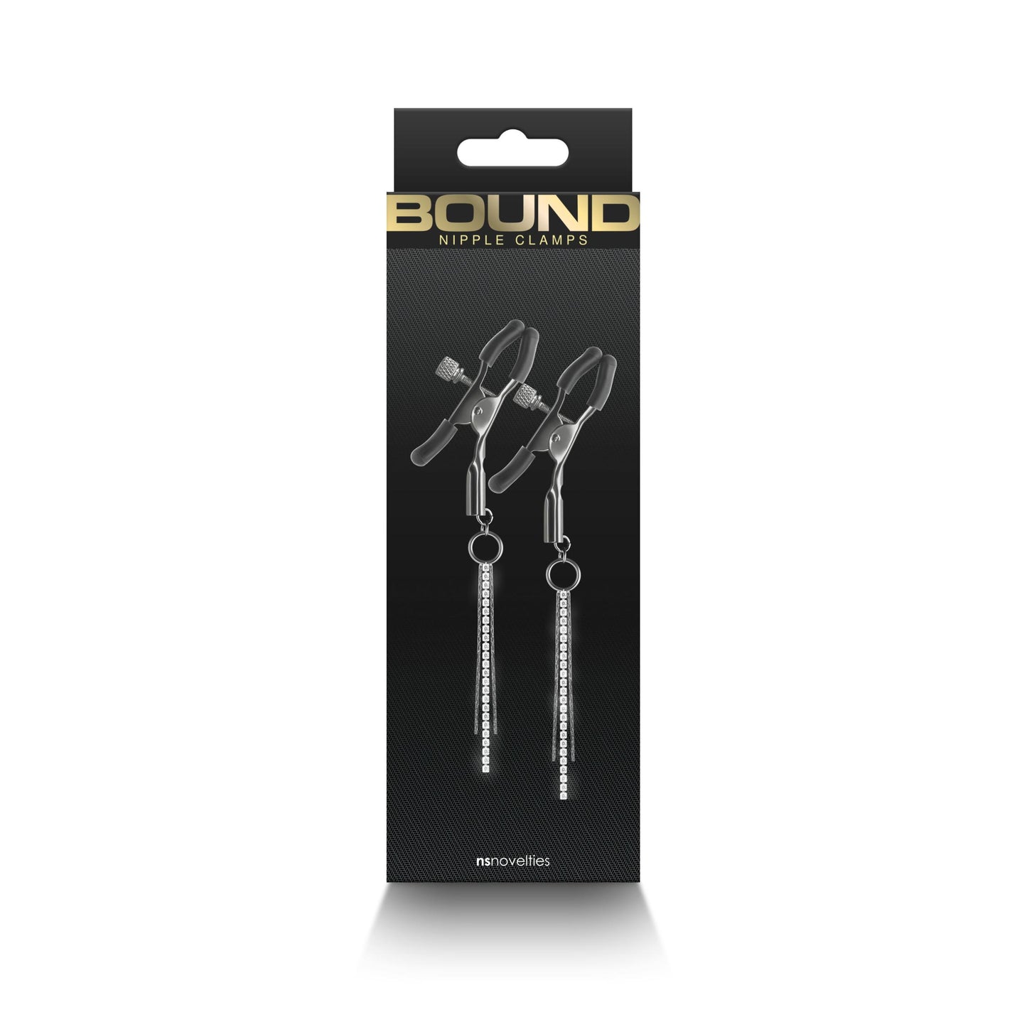 Bound - Nipple Clamps - D3 - Gunmetal | 657447107252 | Available at EroticWarehouse.com