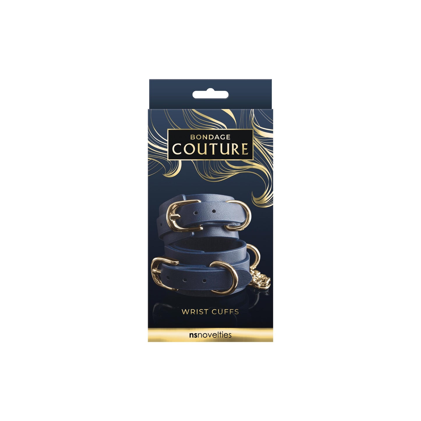 Bondage Couture - Wrist Cuff - Blue | 657447103223 | Available at EroticWarehouse.com