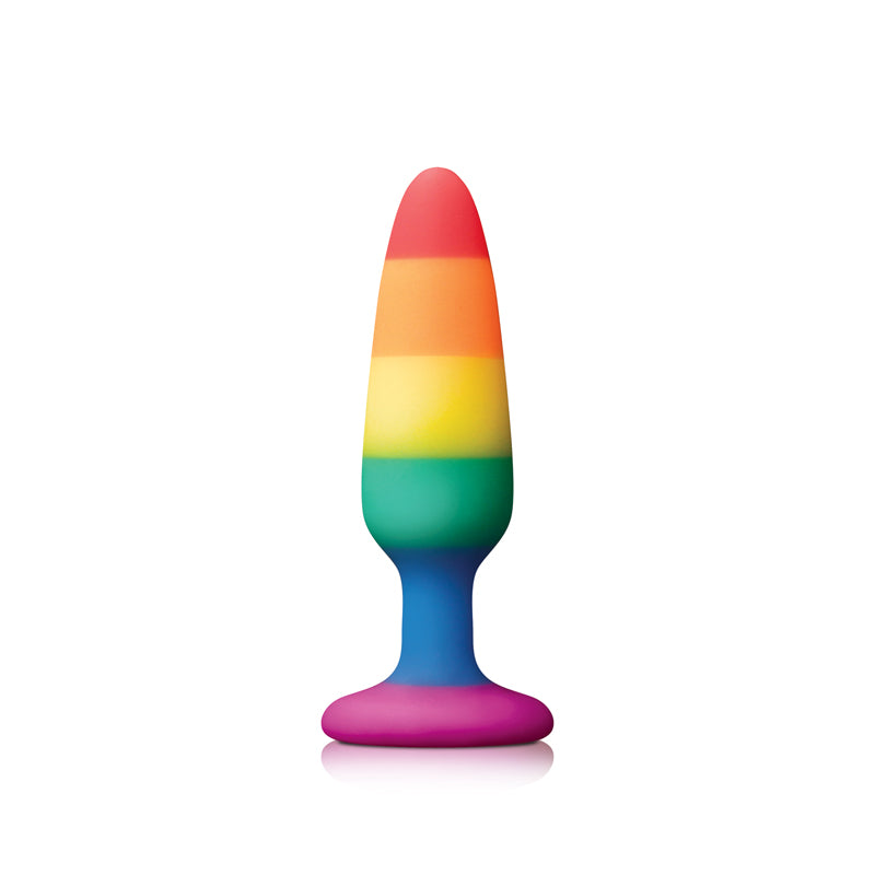 Colours - Pride Edition - Pleasure Plug - Medium - Rainbow | 657447100796 | Available at EroticWarehouse.com