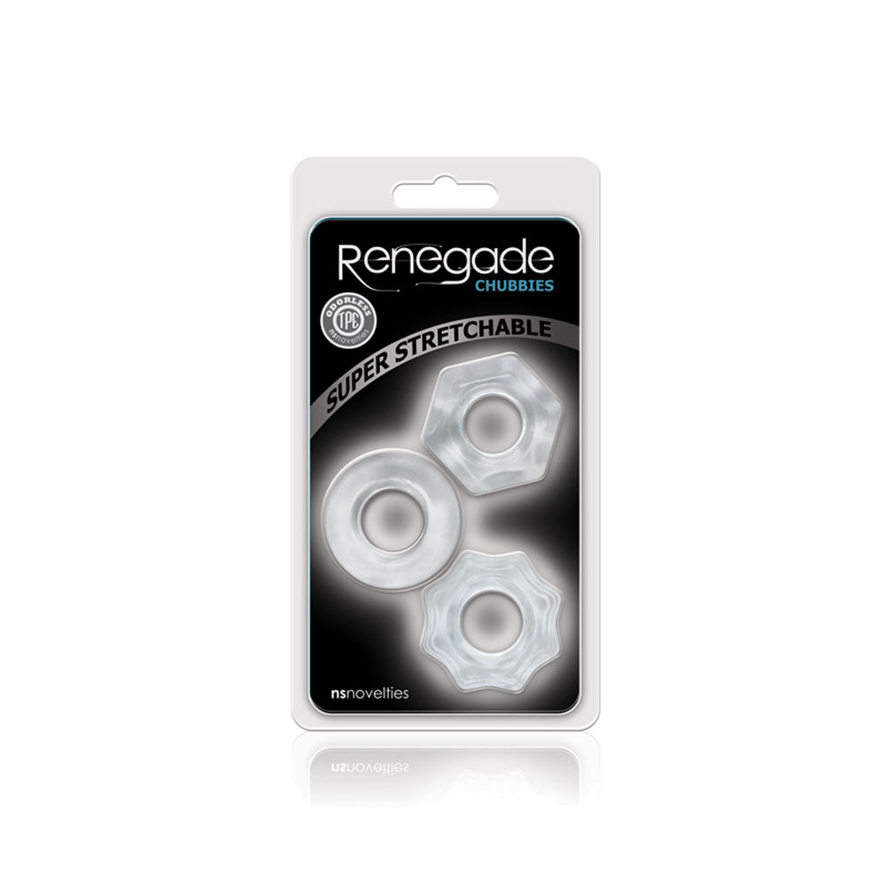 Renegade - Chubbies - Clear | 657447100369 | Available at EroticWarehouse.com