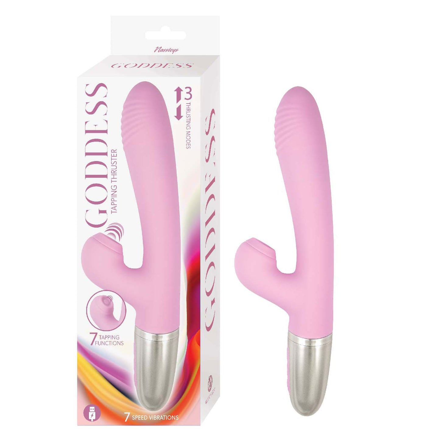 Goddess Tapping Thruster - Pink | 782631321425 | Available at EroticWarehouse.com