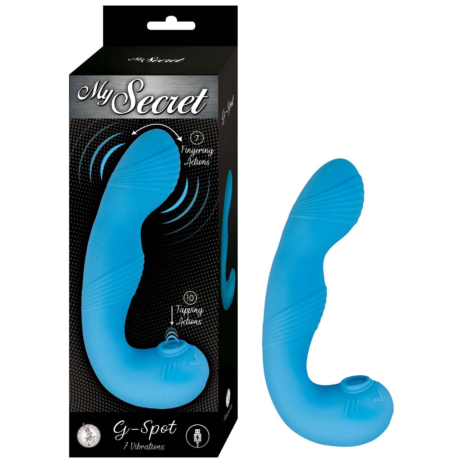 My Secret G-Spot - Blue | 782631321524 | Available at EroticWarehouse.com