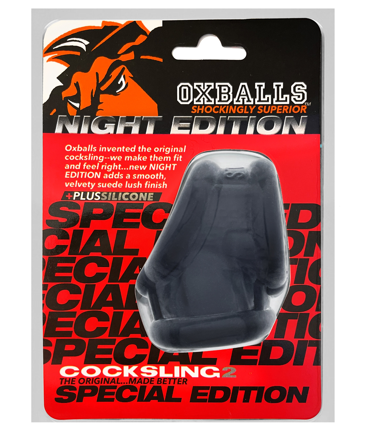 Cocksling-2 - Night Black | 840215121783 | Available at EroticWarehouse.com
