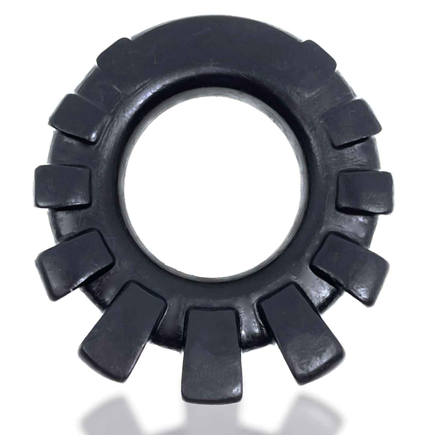 Cock-Lug Lugged Cockring - Black | 840215122094 | Available at EroticWarehouse.com