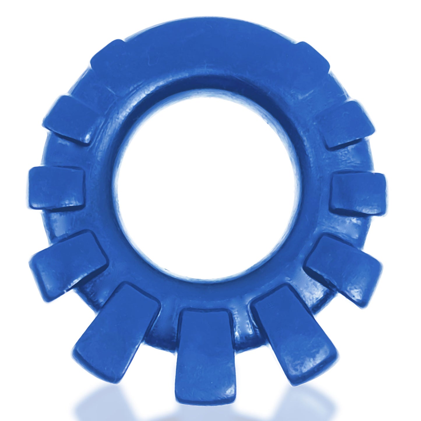 Cock-Lug Lugged Cockring - Marine Blue | 840215122124 | Available at EroticWarehouse.com