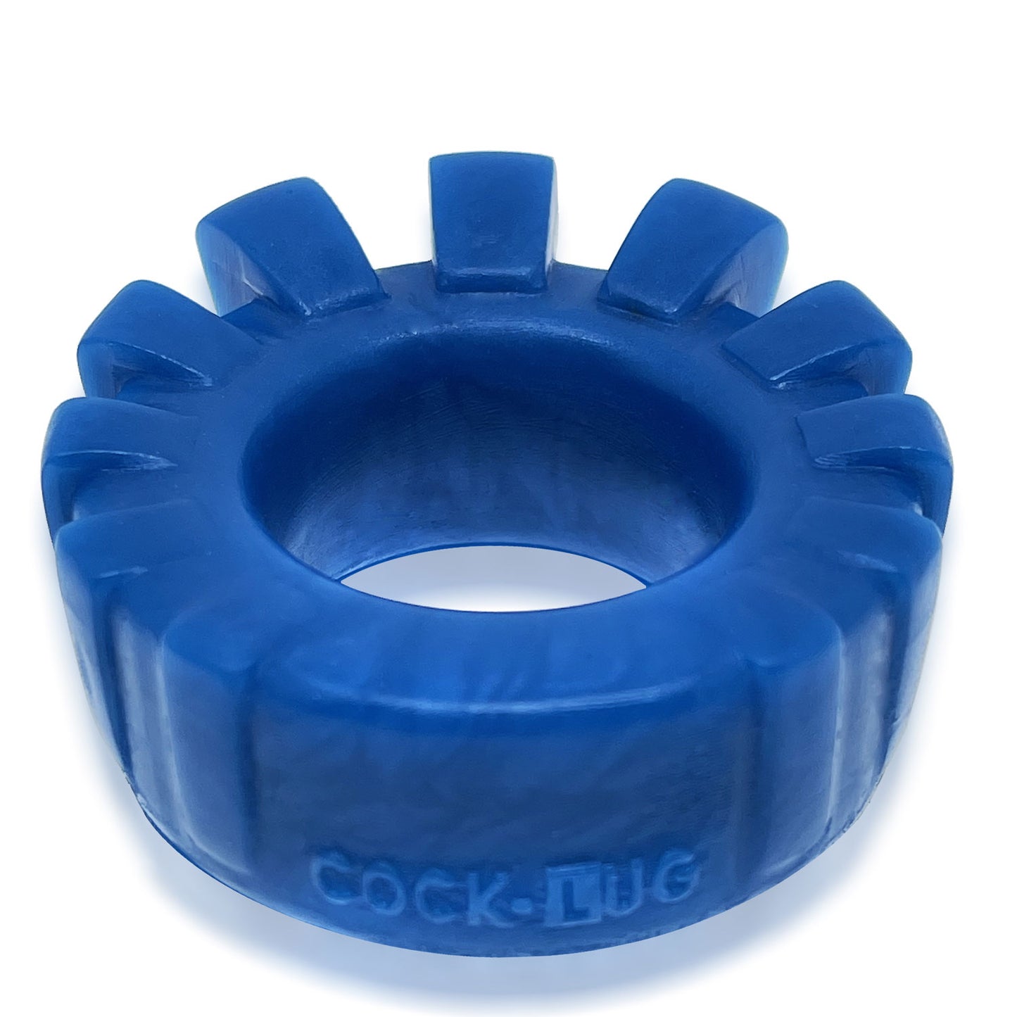 Cock-Lug Lugged Cockring - Marine Blue | 840215122124 | Available at EroticWarehouse.com