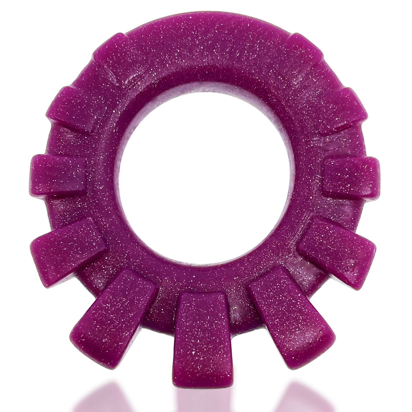 Cock-Lug Lugged Cockring - Plum | 840215122117 | Available at EroticWarehouse.com