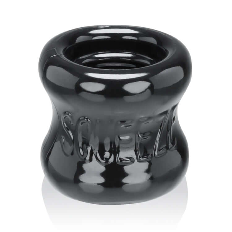 Squeeze Soft- Grip Ballstretcher - Black | 840215118806 | Available at EroticWarehouse.com