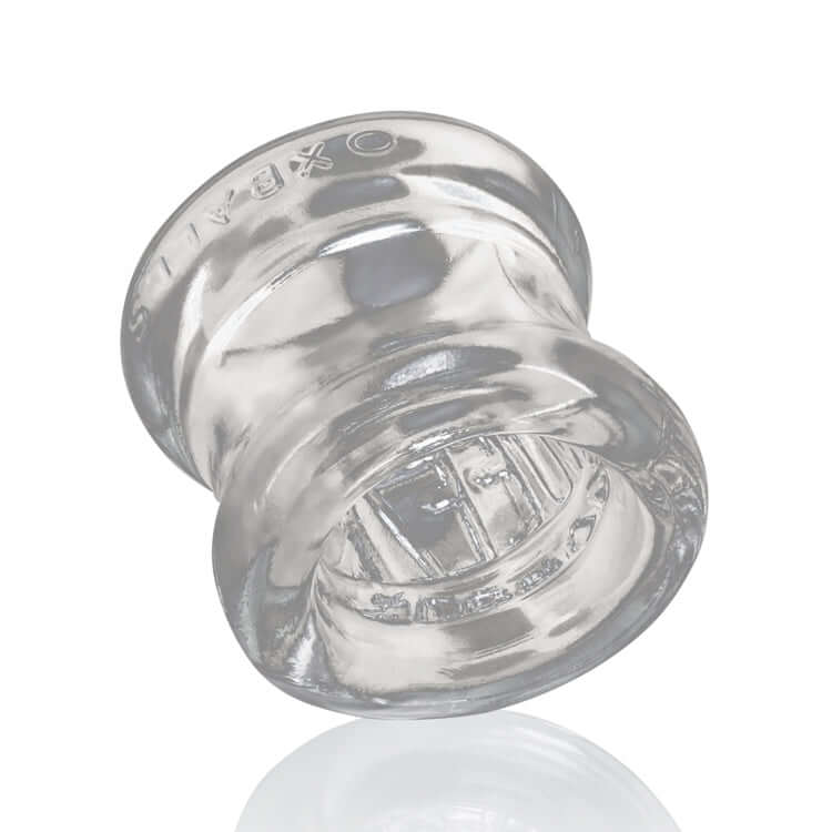 Squeeze Soft- Grip Ballstretcher - Clear | 840215118813 | Available at EroticWarehouse.com