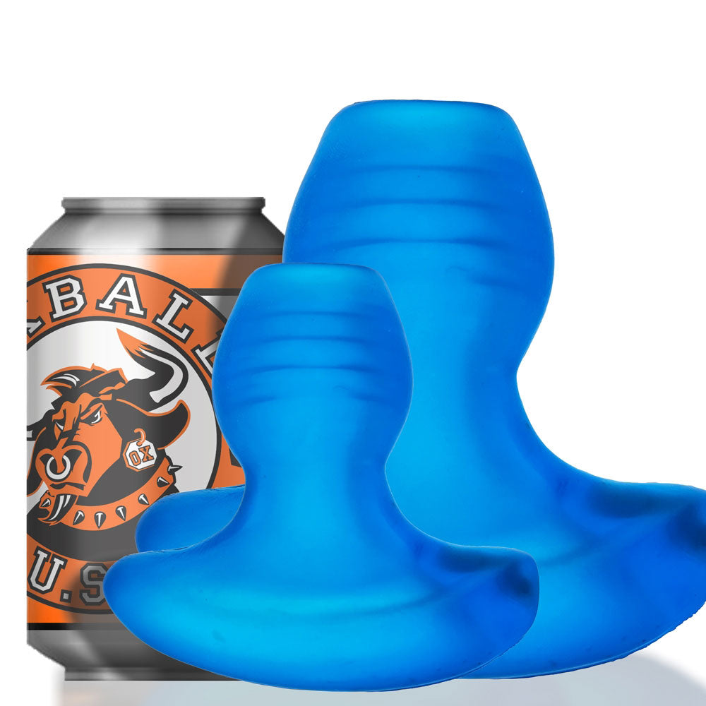 Glow Hole 1 Butt Plug - Small - Blue Morph | 840215123022 | Available at EroticWarehouse.com