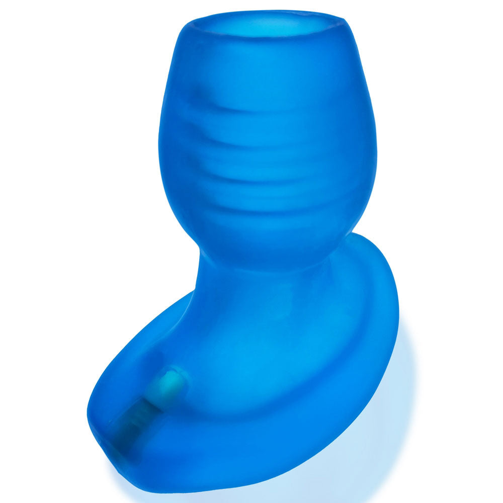 Glow Hole 1 Butt Plug - Small - Blue Morph | 840215123022 | Available at EroticWarehouse.com