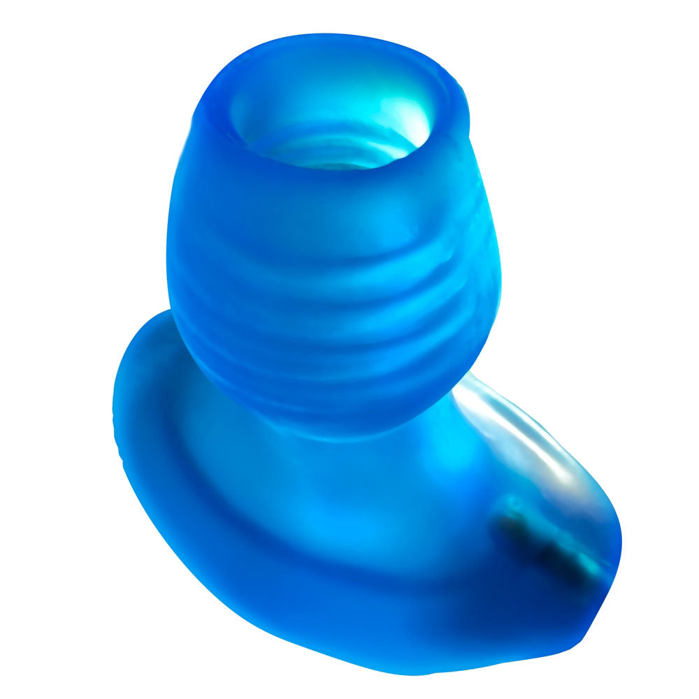 Glow Hole 1 Butt Plug - Small - Blue Morph | 840215123022 | Available at EroticWarehouse.com