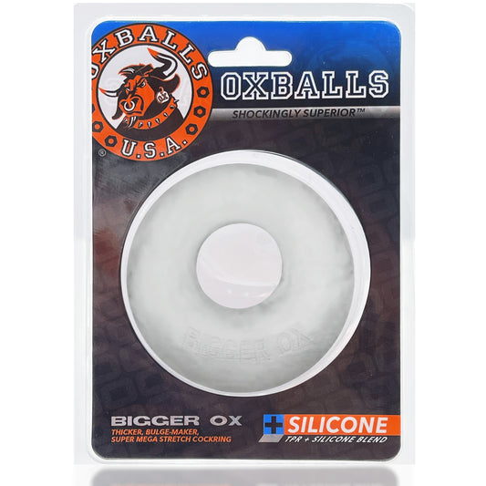 Bigger Ox Cockring - Clear Ice | 840215120977 | Available at EroticWarehouse.com