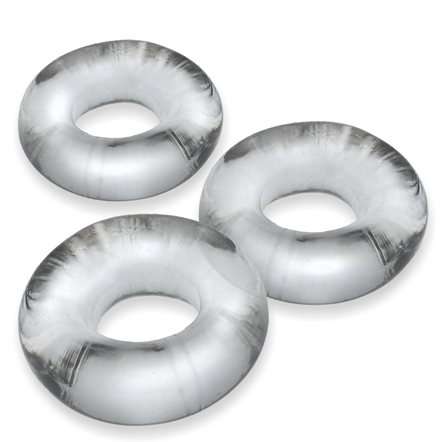 Fat Willy 3-Pack Jumbo C-Rings - Clear | 840215121059 | Available at EroticWarehouse.com