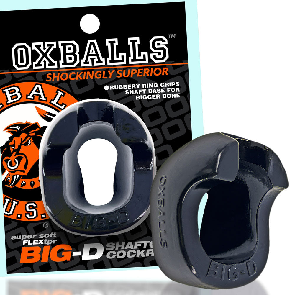Big D Cockring - Black | 840215122490 | Available at EroticWarehouse.com