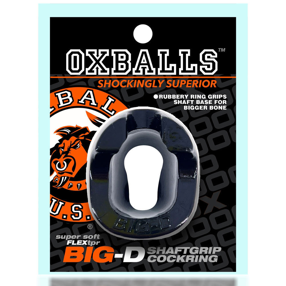 Big D Cockring - Black | 840215122490 | Available at EroticWarehouse.com