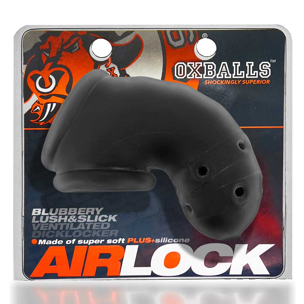 Airlock Air-Lite Vented Chasity - Black Ice | 840215122803 | Available at EroticWarehouse.com