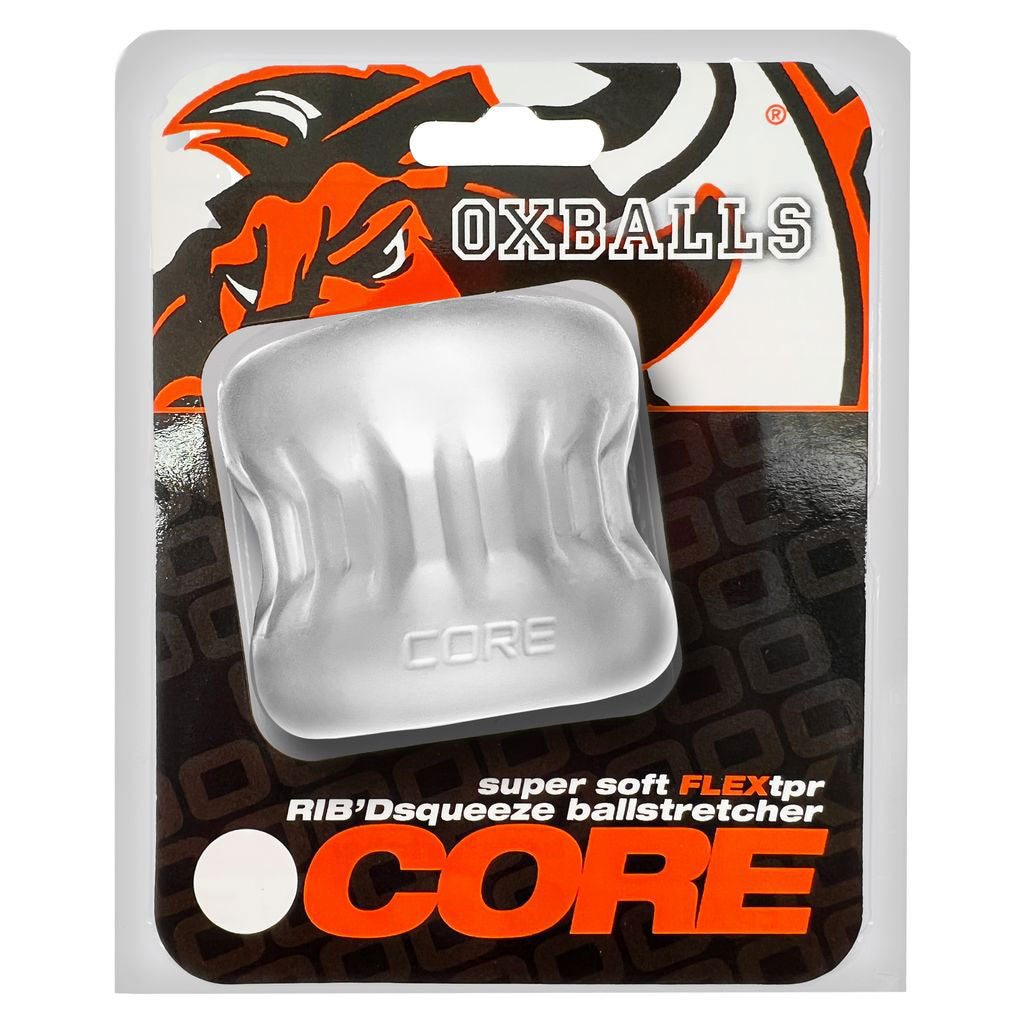 Core Gripsqueeze Ballstretcher - Clear Ice | 840215122568 | Available at EroticWarehouse.com