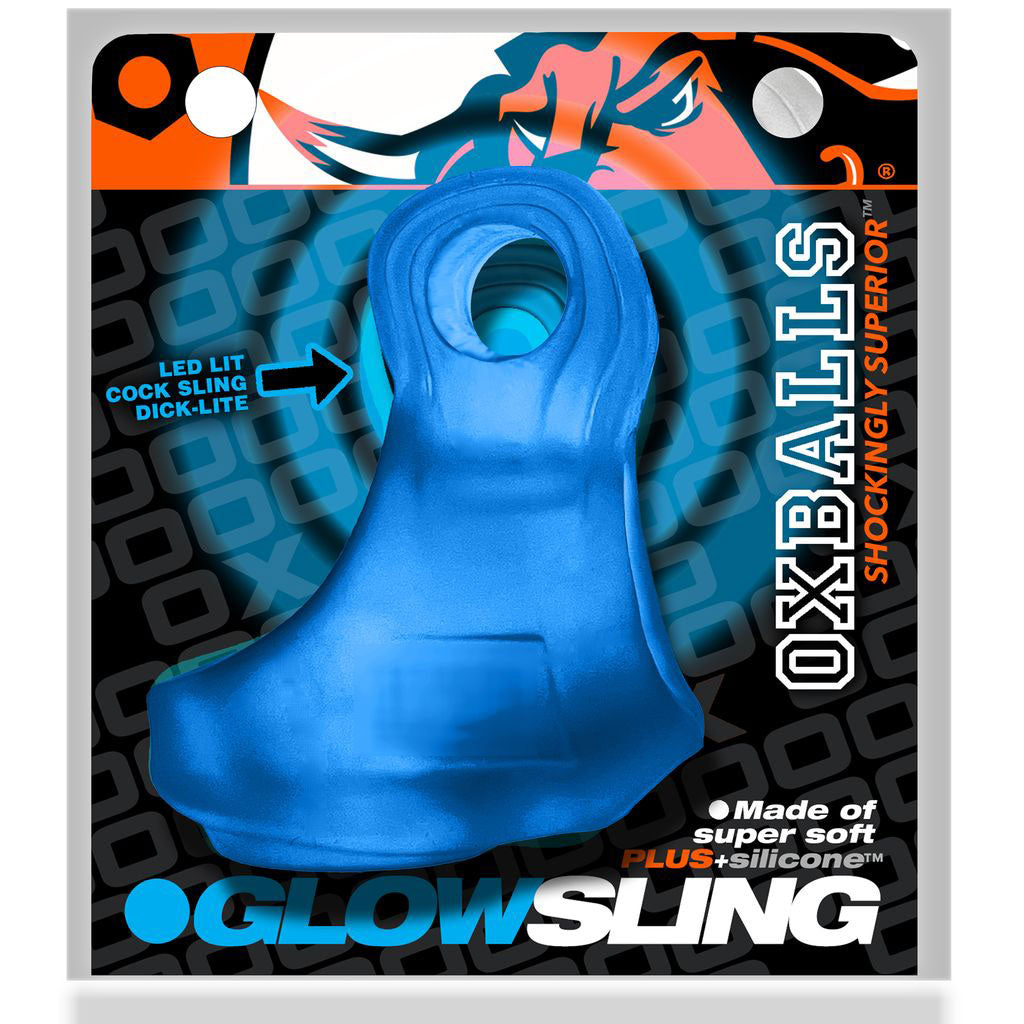 Glowsling Cocksling Led - Blue Ice | 840215122681 | Available at EroticWarehouse.com