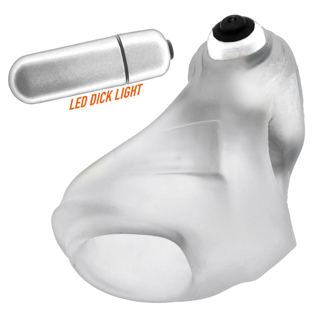 Glowsling Cocksling Led - Clear Ice | 840215122674 | Available at EroticWarehouse.com