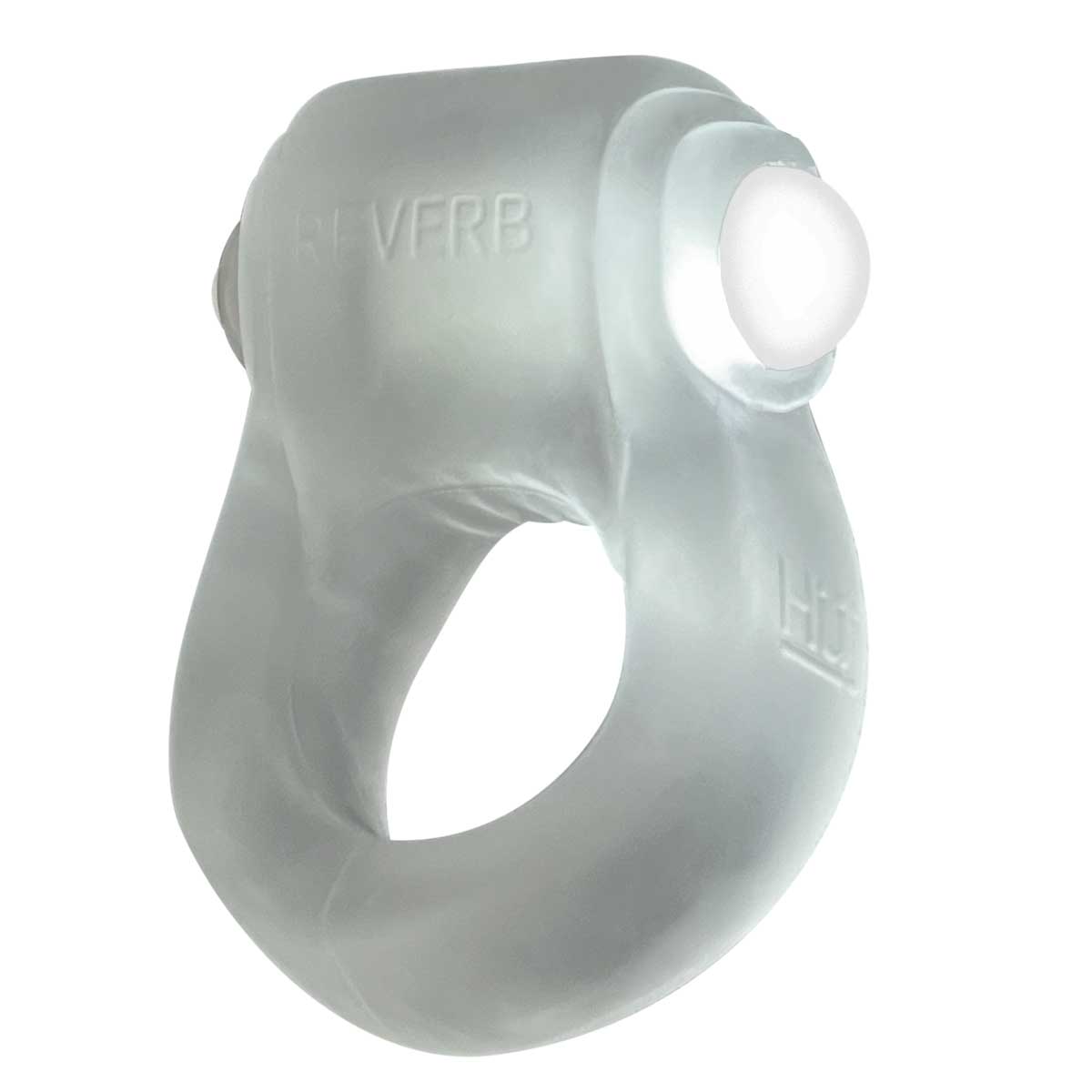 Glow Dick Cock Ring With Led - Clear Ice | 840215122711 | Available at EroticWarehouse.com