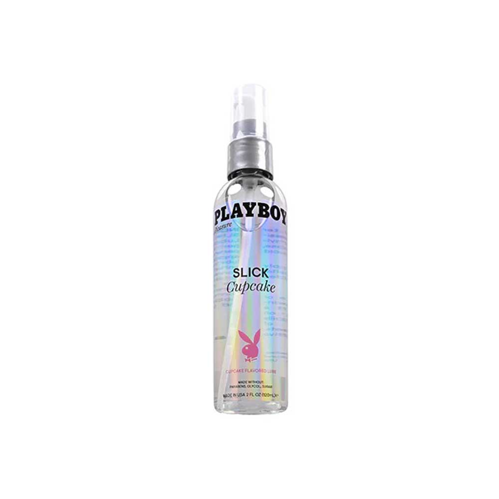Playboy Pleasure Slick Cupcake Flavored Lubricant 2 Oz | 844477022185 | Available at EroticWarehouse.com
