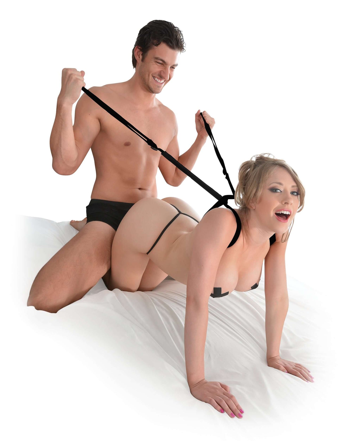 Fetish Fantasy Series Giddy-Up Harness - Black | 603912334005 | Available at EroticWarehouse.com