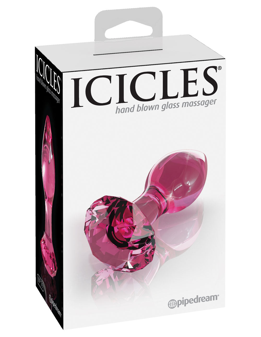 Icicles Hand Blown Glass Massager | 603912747539 | Available at EroticWarehouse.com