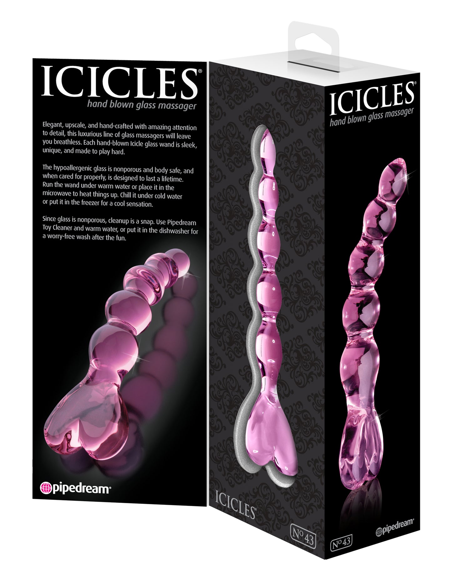Icicles No. 43 - Pink | 603912336634 | Available at EroticWarehouse.com