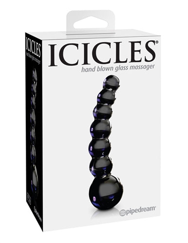 Icicles No. 66 - Black | 603912338843 | Available at EroticWarehouse.com