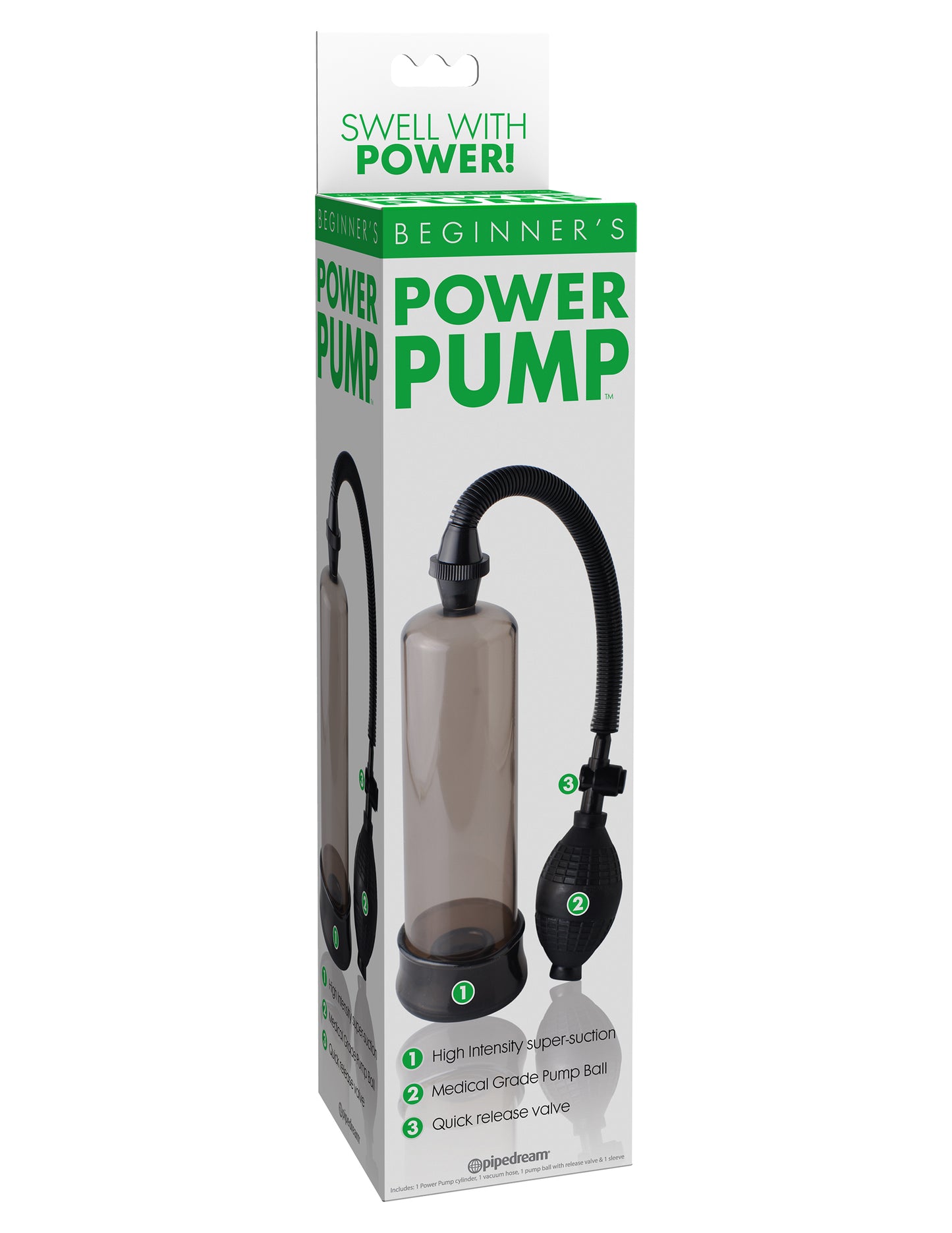 Beginners Power Pump - Smoke | 603912274592 | Available at EroticWarehouse.com