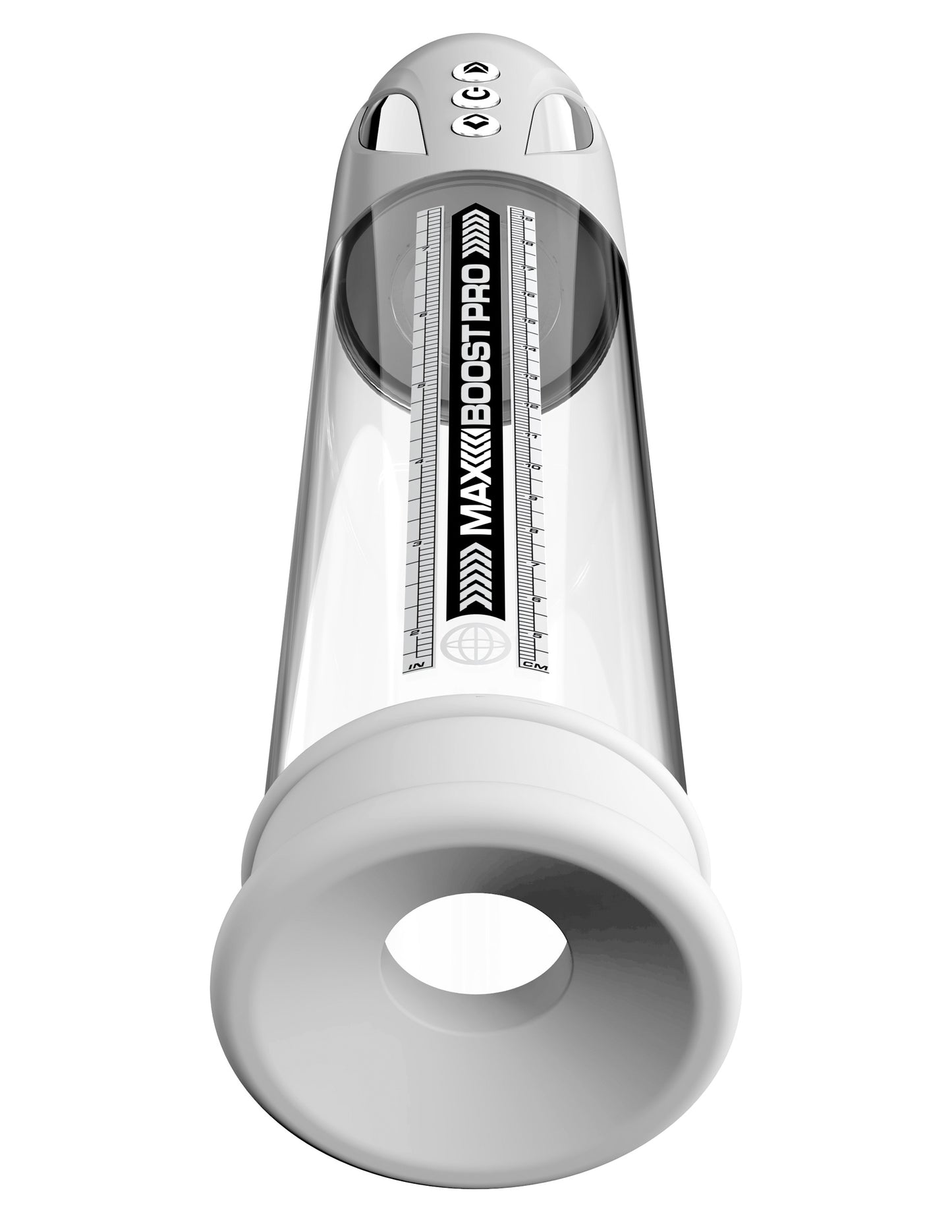 Max Boost Pro Flow - White/clear | 603912775211 | Available at EroticWarehouse.com