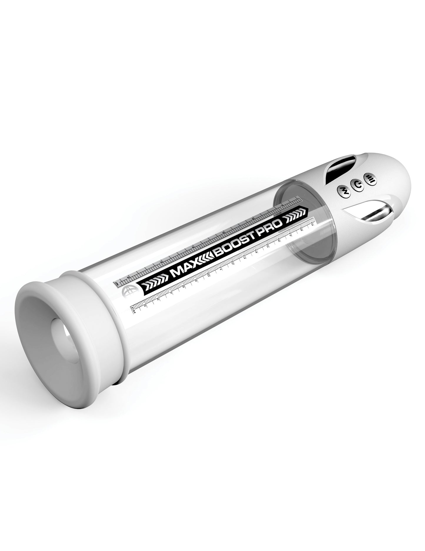Max Boost Pro Flow - White/clear | 603912775211 | Available at EroticWarehouse.com