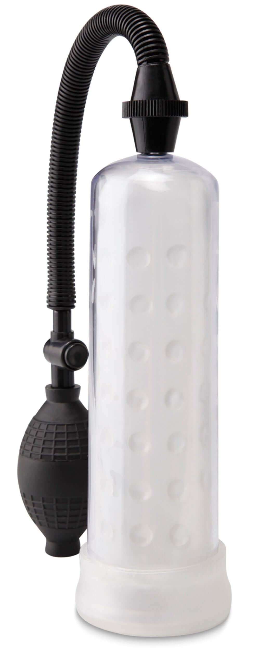Pump Worx Silicone Power Pump - Clear | 603912294477 | Available at EroticWarehouse.com
