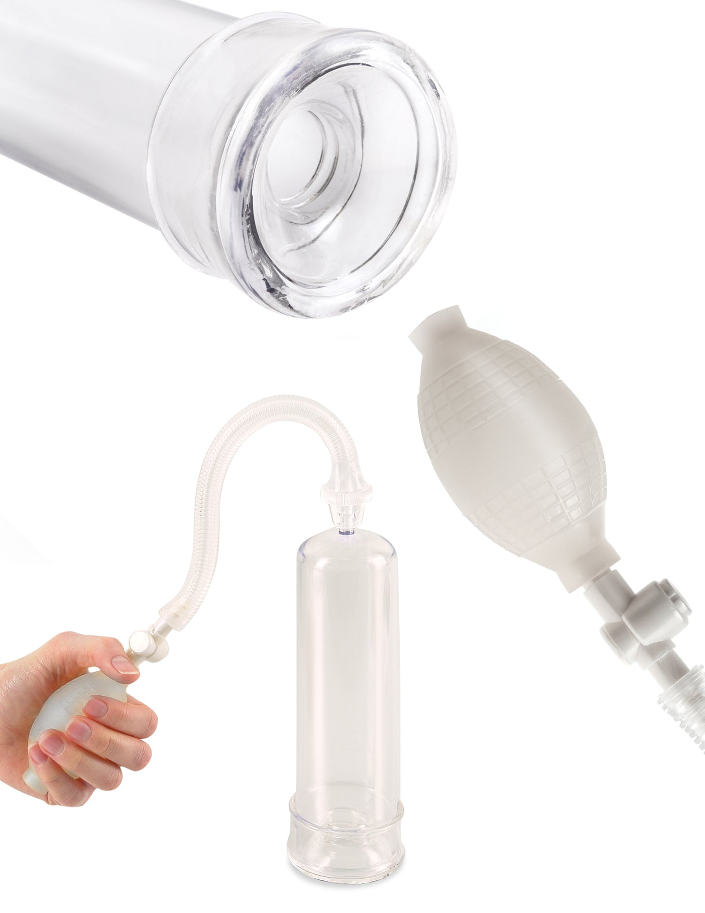 Pump Worx Beginners Power Pump - Clear | 603912294569 | Available at EroticWarehouse.com