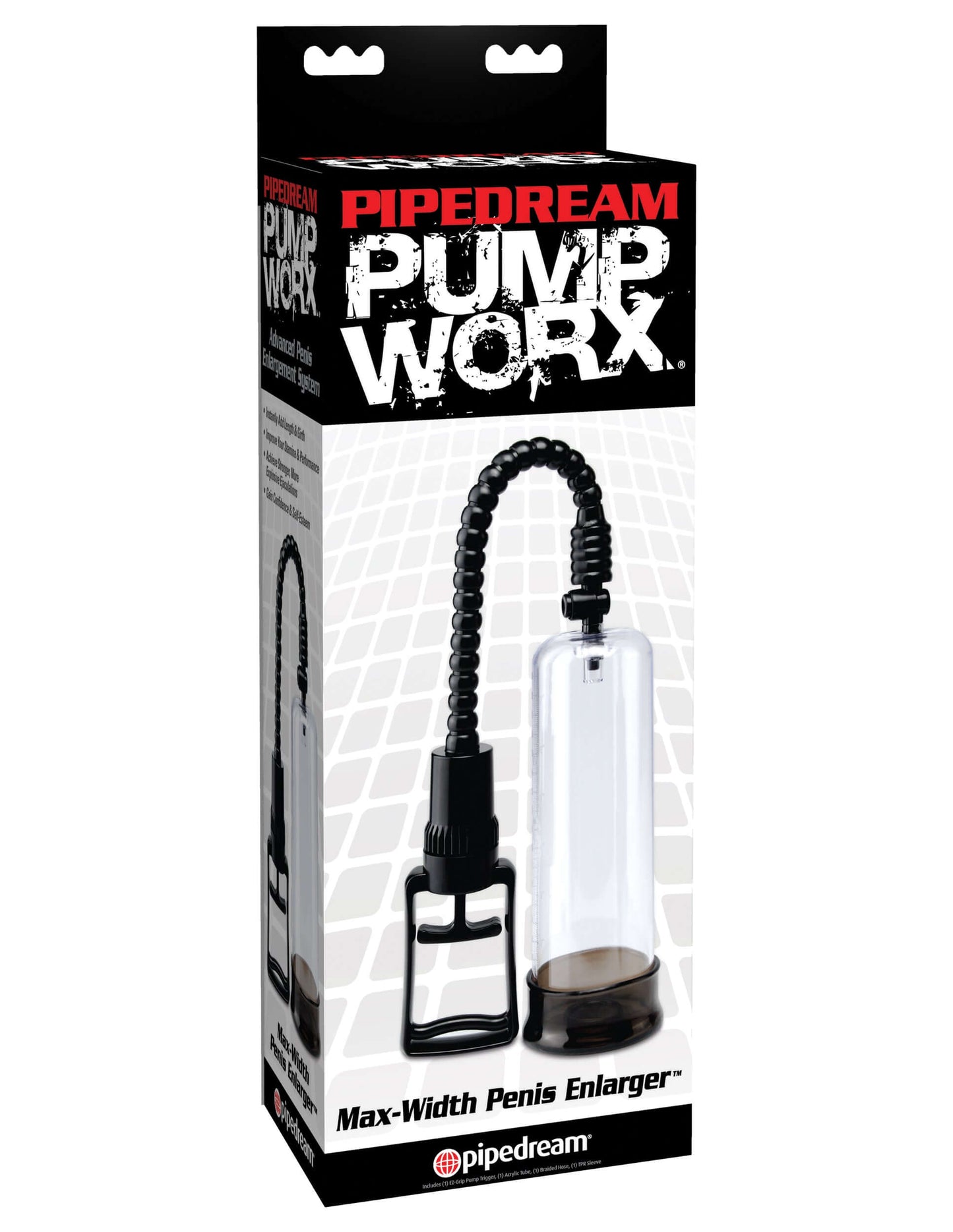 Pump Worx Max-Width Penis Enlarger - Black | 603912294729 | Available at EroticWarehouse.com