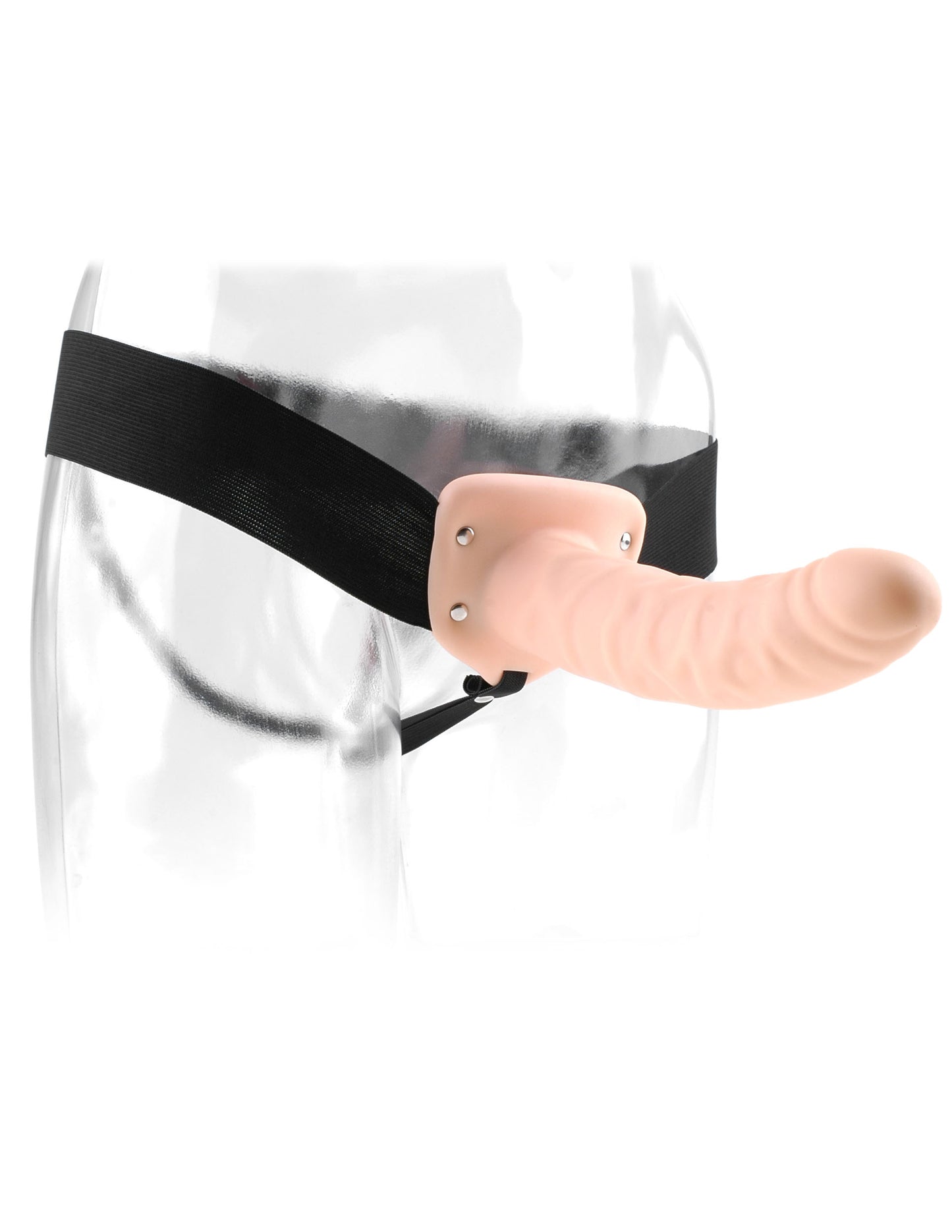 Fetish Fantasy Series 8 Inch Hollow Strap-on - Flesh | 603912329889 | Available at EroticWarehouse.com