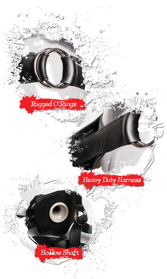 Fetish Fantasy Extreme Hollow 12 Inch Strap-on - Flesh | 603912312775 | Available at EroticWarehouse.com