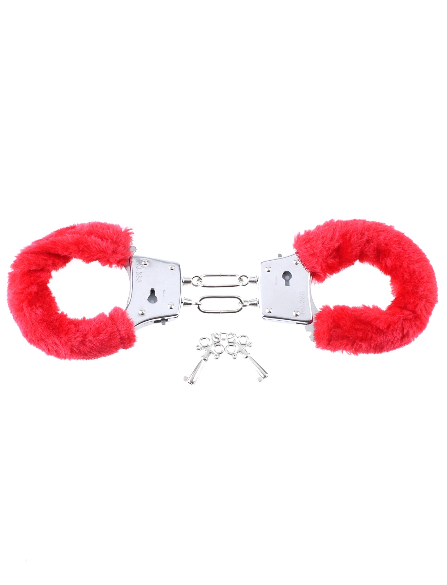 Fetish Fantasy Series Beginner's Furry Cuffs - Red | 603912247565 | Available at EroticWarehouse.com