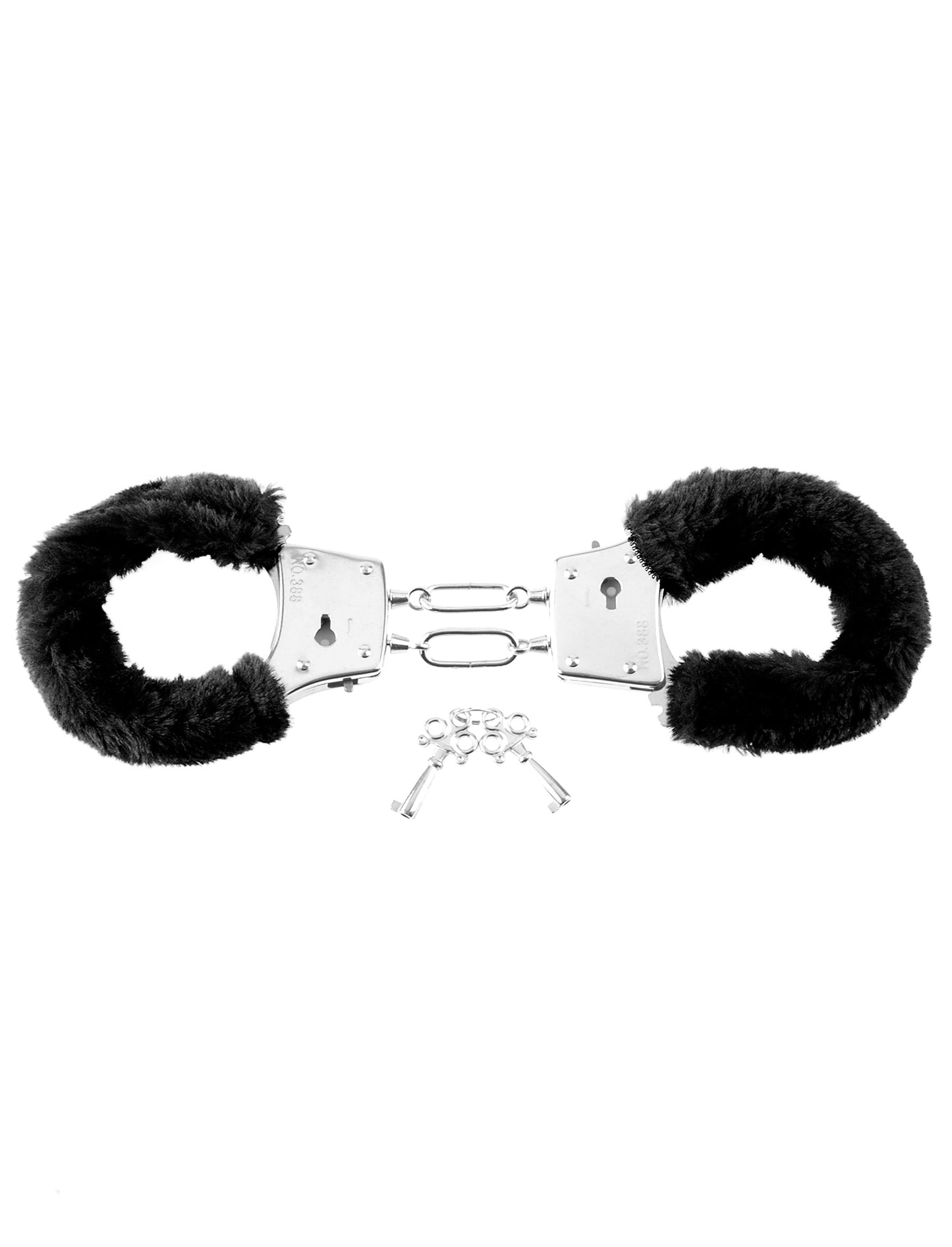 Fetish Fantasy Series Beginner's Furry Cuffs - Black | 603912247589 | Available at EroticWarehouse.com