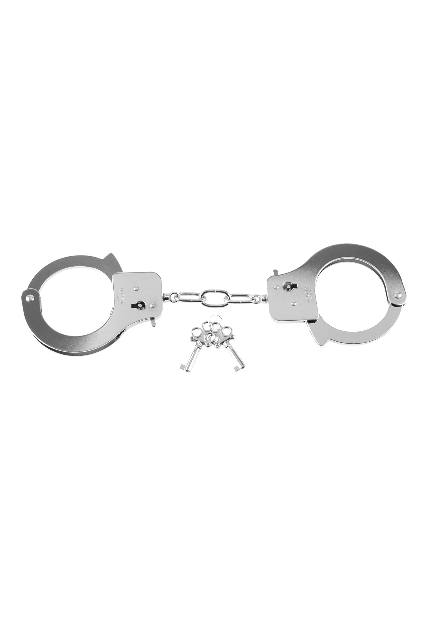 Fetish Fantasy Series Metal Handcuffs - Silver | 603912105018 | Available at EroticWarehouse.com
