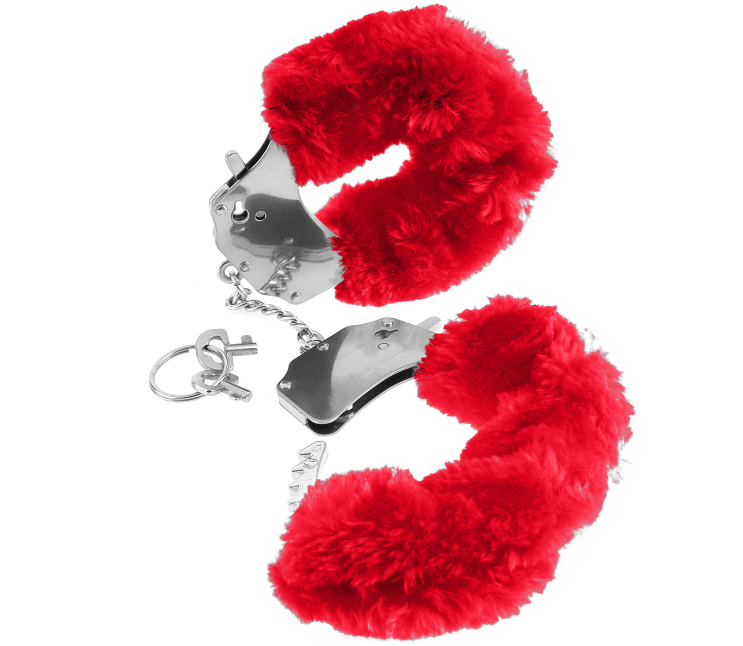 Fetish Fantasy Series Furry Cuffs - Red | 603912105209 | Available at EroticWarehouse.com