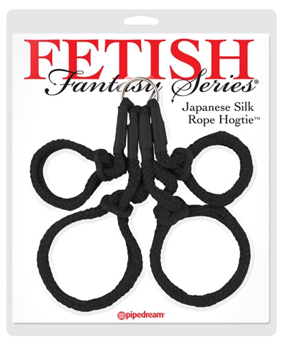 Fetish Fantasy Series Japanese Silk Rope Hogtie - Black | 603912327892 | Available at EroticWarehouse.com