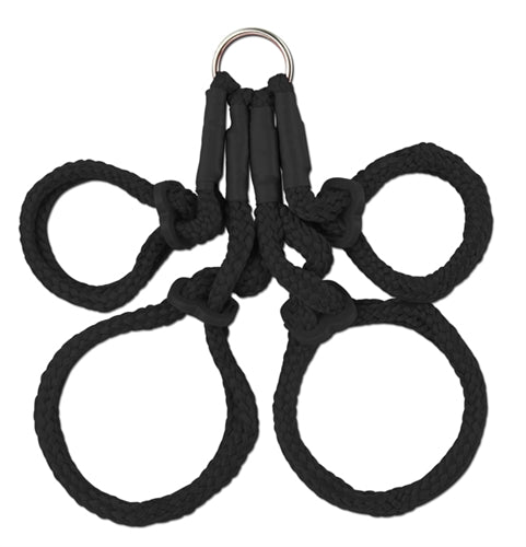 Fetish Fantasy Series Japanese Silk Rope Hogtie - Black | 603912327892 | Available at EroticWarehouse.com