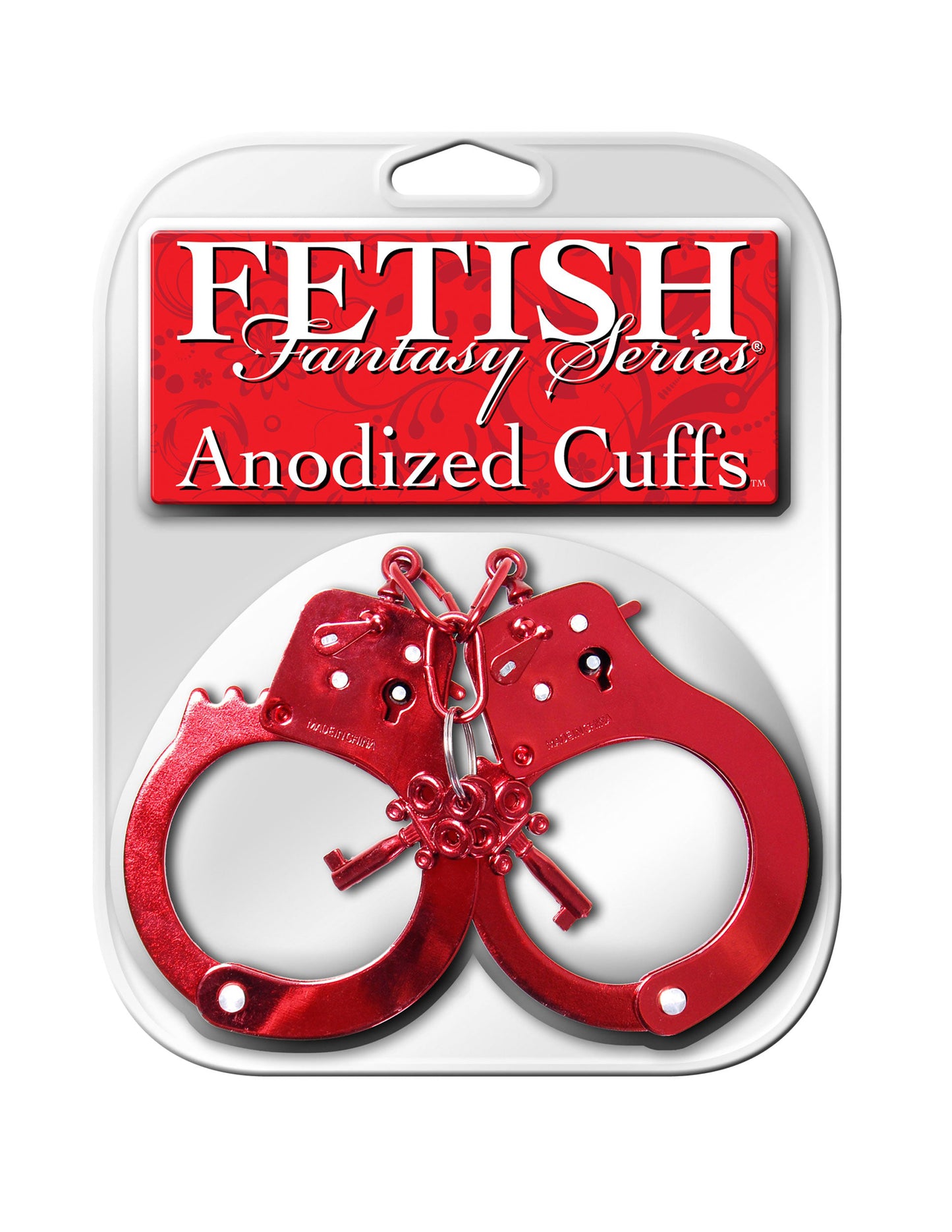 Fetish Fantasy Series Anodized Cuffs - Red | 603912273847 | Available at EroticWarehouse.com